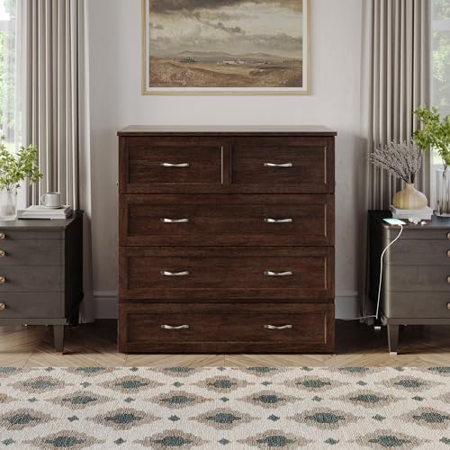 afi, northfield murphy bed chest twin xl with showing dimensions