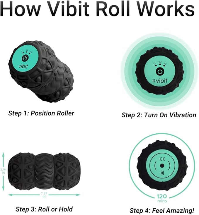 Vibit - Vibrating Massager for Plantar Fasciitis, Pain Relief and Sciatica - Image 3