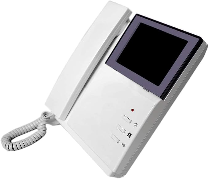 AMOCAM Video Door Phone System, 4.3 Inches Clear LCD Monitor Wired Video - Image 2