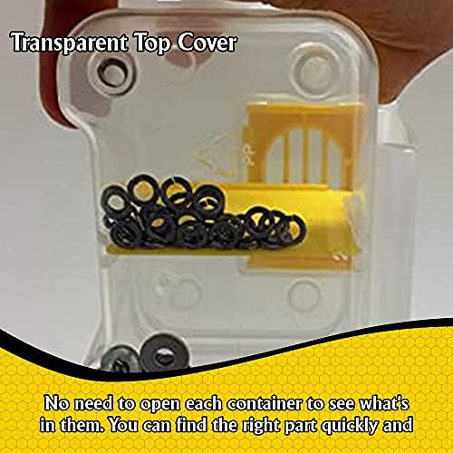 hardware tackle box storage with patented removable compartment, side view