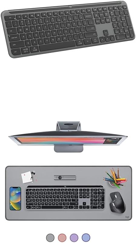 Logitech Signature Slim K950 Wireless Keyboard, Sleek Design, Switch Typing by Logitech