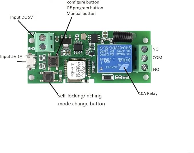 MHCOZY WiFi Wireless Smart Switch Relay Module - Image 3