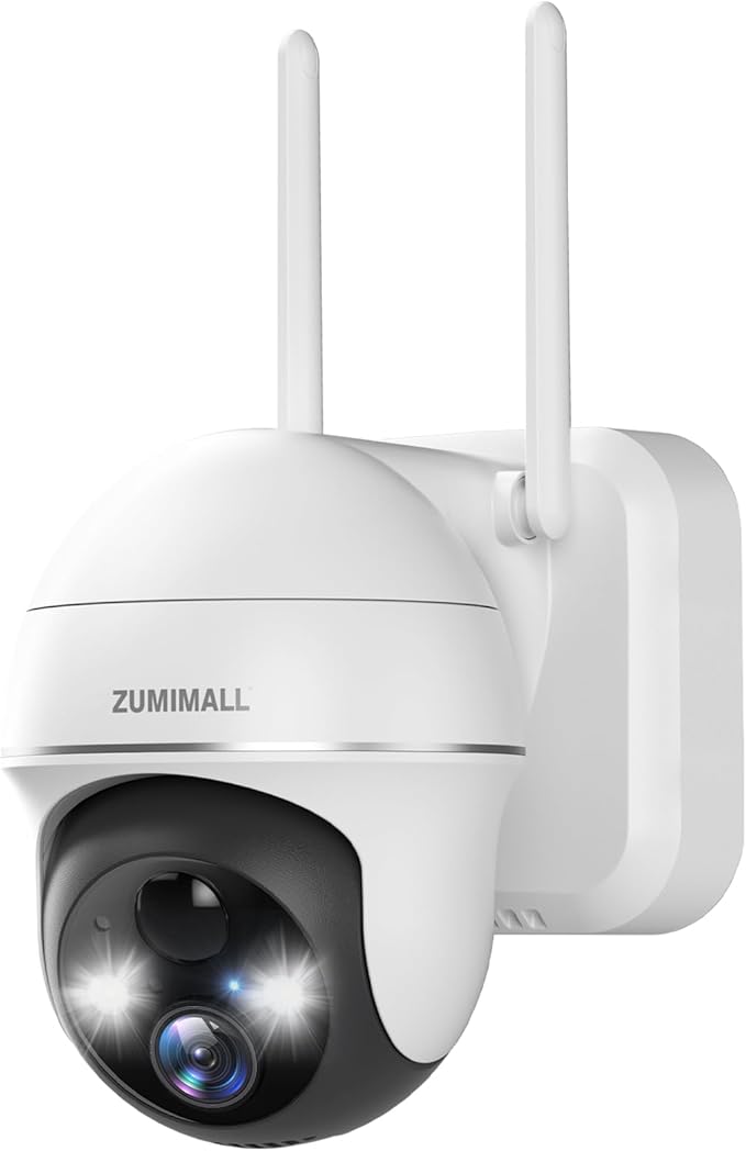 ZUMIMALL Security Cameras Wireless Outdoor, 2K Battery Powered Cameras by ZUMIMALL