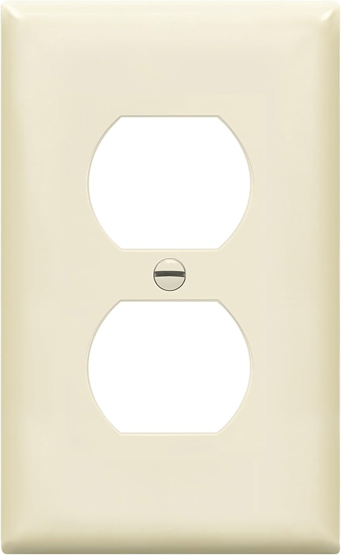 ENERLITES Duplex Receptacle Outlet Wall Plate, Midway Size 1-Gang 4.88" x 3.11" - Image 4