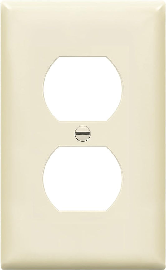 Enerlites 8821-LA Duplex Receptacle Outlet Wall Plate, Standard Size 1-Gang by Enerlites