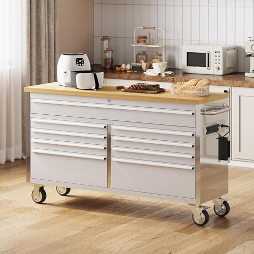 9-drawer, mobile tool chest with military-grade locking system, main product view