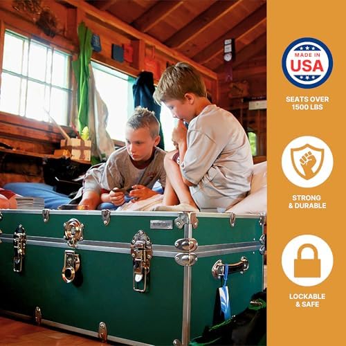 rhino classic large trunk for camp & college, package contents