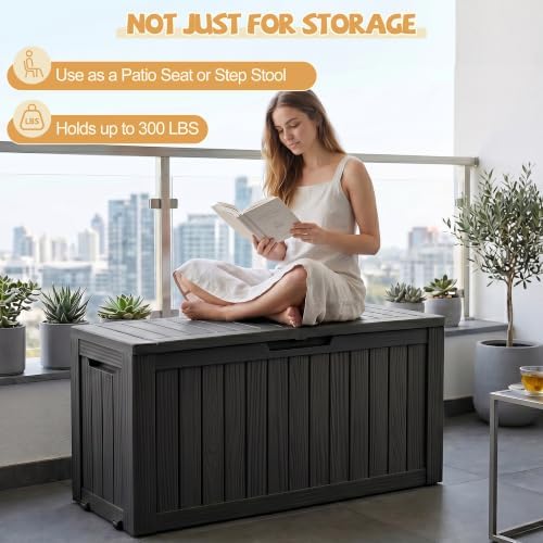 efu outdoor storage box waterproof,150 gal gen 2 on a desk or shelf