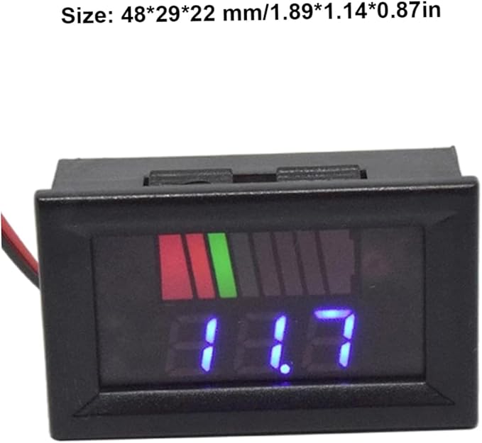 Battery Charge Level Indicator Universal Car Battery Capacity Meter Tester - Image 5