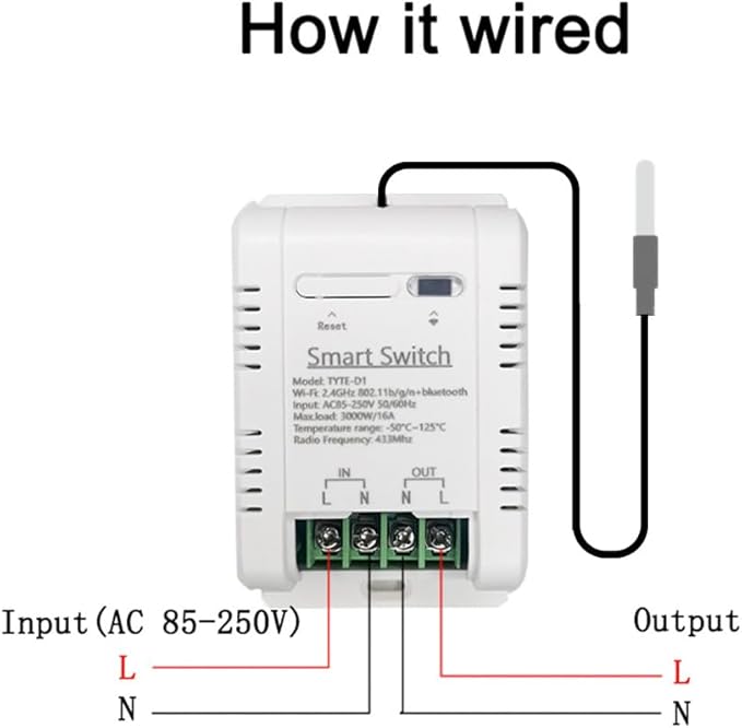WiFi Temperature Controller Sensor Module Wireless Remote Control - Image 8