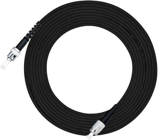 Jeirdus 150M FC to ST Outdoor Armored Simplex 9/125 SM Fiber Optic Cable Jumper by Jeirdus