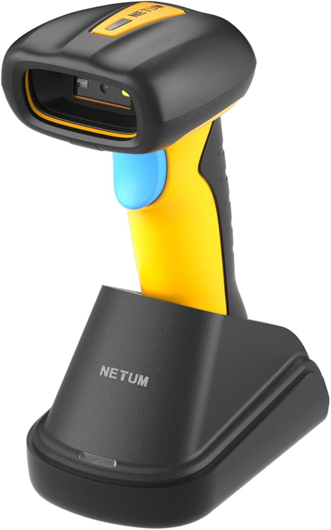 NETUM Upgraded QR Industrial Bluetooth Barcode Scanner by NETUM