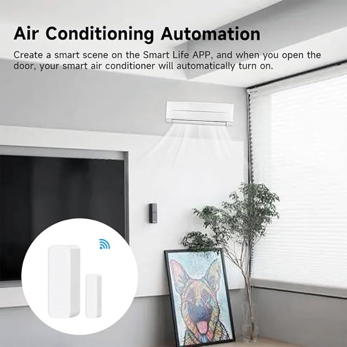 IHSENO WiFi Door Window Sensor, Smart Door Open/Closed Detector - Image 6