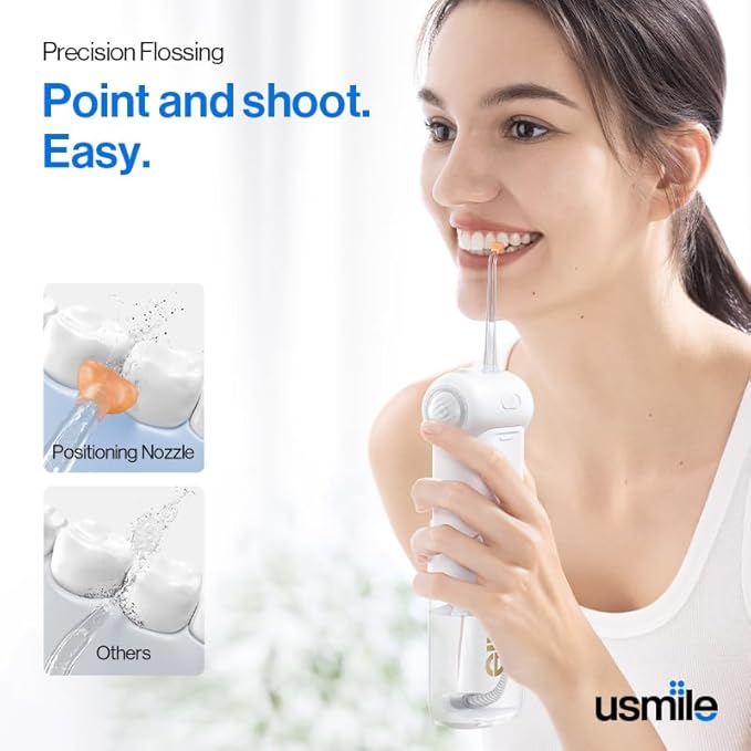usmile C10 Portable Water Flosser – Travel-Friendly, 95-Day Battery, 4 Modes - Image 2