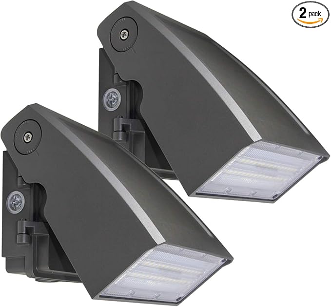 DAKASON 30W LED Wall Pack, Dusk-to-Dawn Photocell, Adjustable Head, Full by DAKASON
