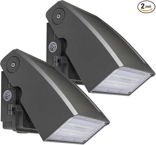 DAKASON 30W LED Wall Pack, Dusk-to-Dawn Photocell, Adjustable Head, Full by DAKASON