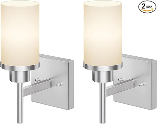 AONEON Bathroom Light Fixtures Brushed Nickel Vanity Lights by AONEON