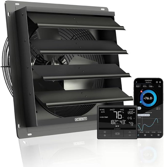 AC Infinity AIRLIFT T14, Shutter Exhaust Fan 14" by ACInfinity