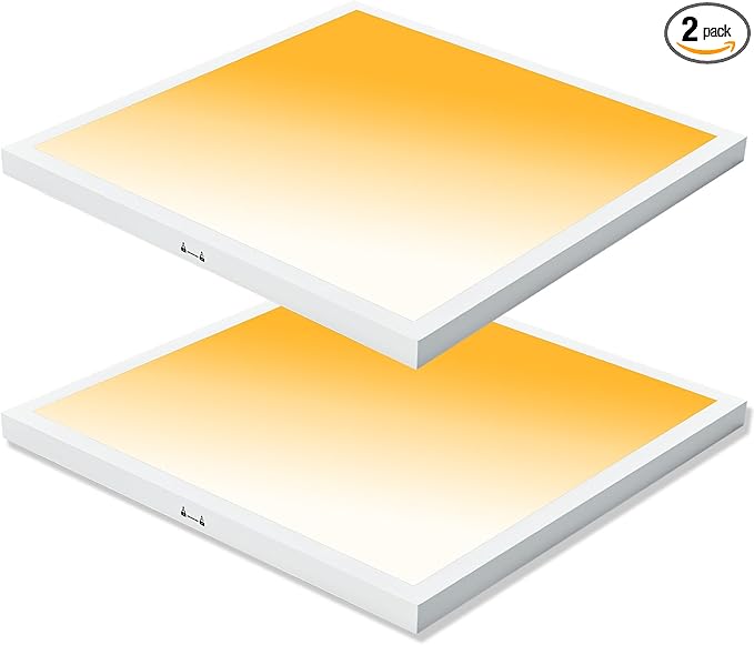 Mcacggo 2x2 LED Flat Panel Light Surface Mount, 40W-30W-20W & 3000K-4000K-5000K by Mcacggo