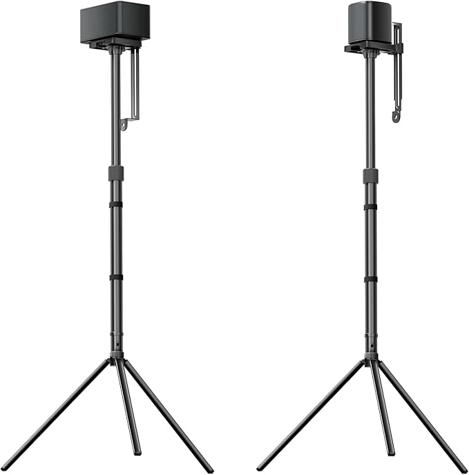 ULTIMEA 2-Pack Universal Height-Adjustable Speaker Stands, Extendable from 62cm by ULTIMEA