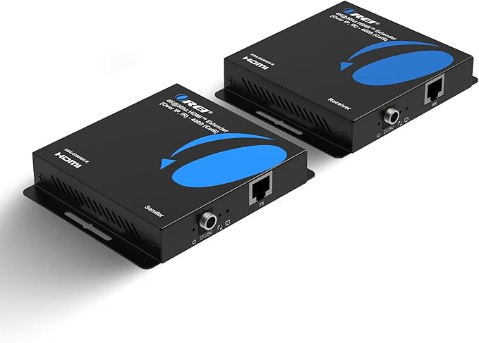 OREI 4K HDMI Extender Over IP CAT6-4K@30Hz One to Many Upto 400 Feet, Loop Out by OREI