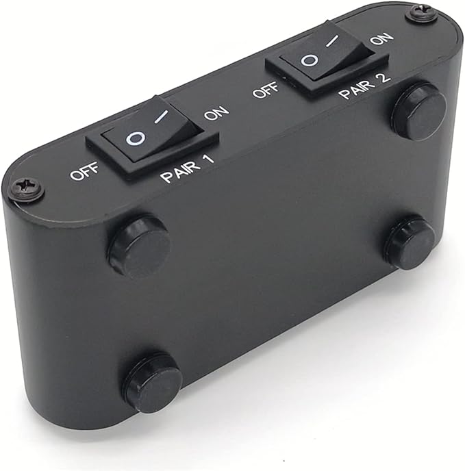 TENEALAY 2-Way Audio Stereo Speaker selector Switcher Box, Combiner Multi Zone - Image 7