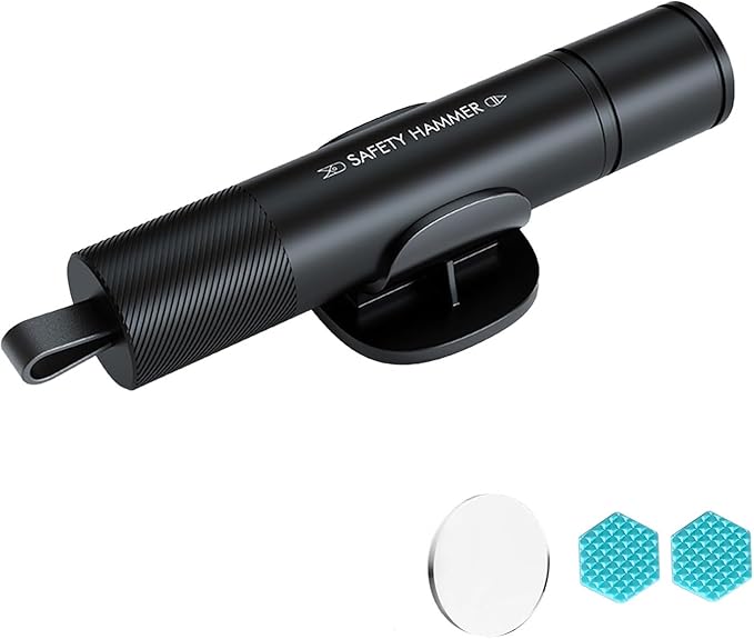 MOTORBUDDY Window Breaker Seatbelt Cutter, 2-in-1 Car Window Breaker Tool by MOTOUDDY