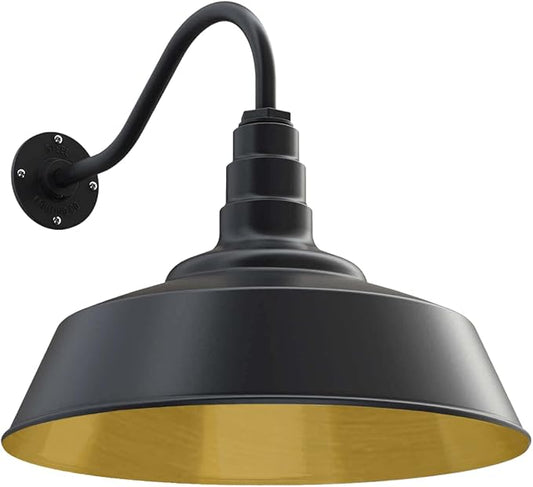 Steel Lighting Co. Large Outdoor Barn Light | Gooseneck Light Fixture | Made in by SteelLightingCo