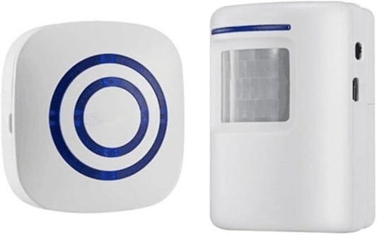Motion Sensor Door Chime for Business, Outdoor Doorbell Kit Wireless Driveway by Unknown