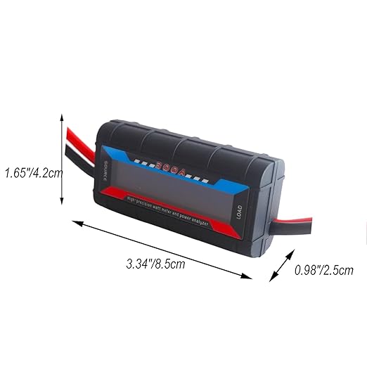 Proshopping 300A High Precision Watt Meter, DC 0-60V Power Energy Meter Voltage - Image 2