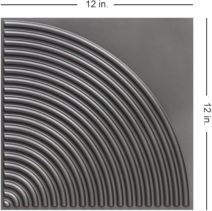 From Plain To Beautiful In Hours 9002 Arc Swell PVC 12 in x 12 in Peel and - Image 3