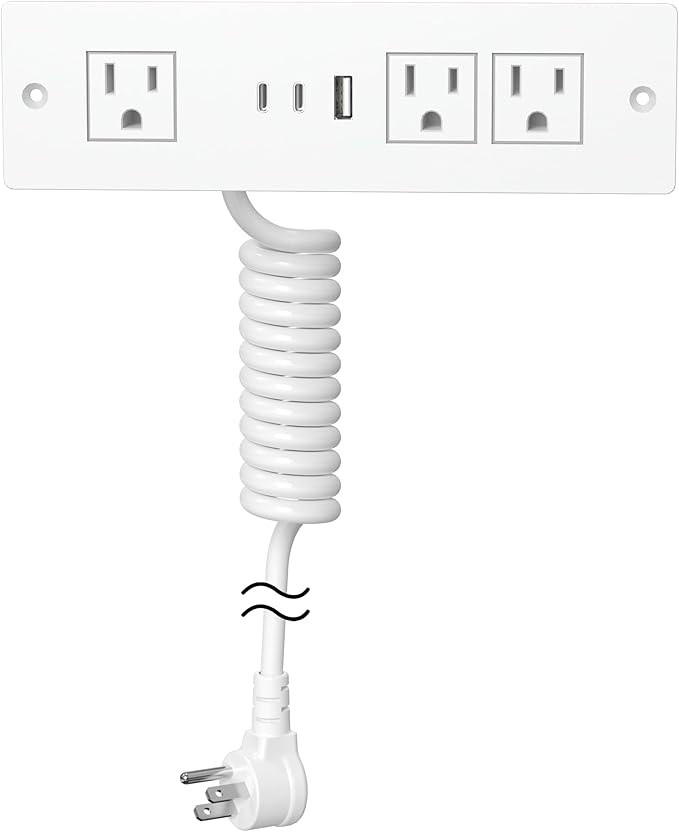 Furniture Drawer Outlet, Recessed Power Strip by HEZI