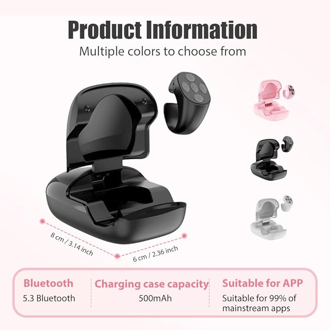 Fingertip Wireless Bluetooth Remote Control, 2026 New Bluetooth Ring Scroller - Image 2