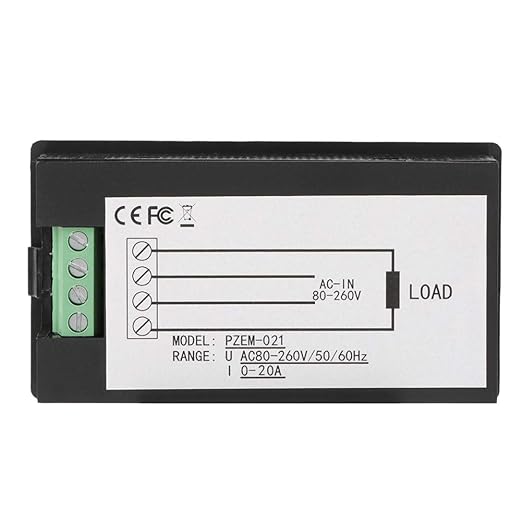 PZEM-021 LCD Display Digital AC Voltage Current Power Energy Meter - Image 2