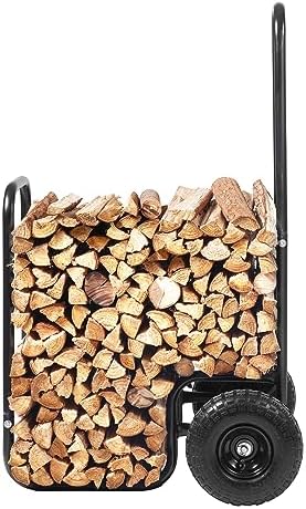 vevor log cart 250 lbs load capacity, outdoor, view 11