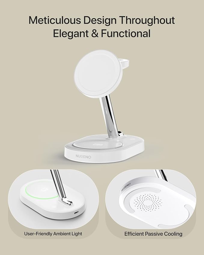 Fast Charging Station for iPhone 16/16 Pro/16 Pro Max, Wireless Charger Station - Image 4