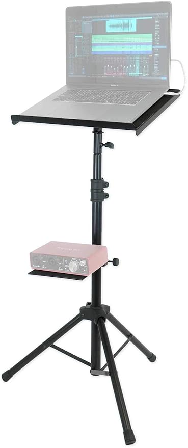 Rockville RLS68 Dual-Tray Laptop/Tablet Stand, Adjustable Height 30-51" by Rockville
