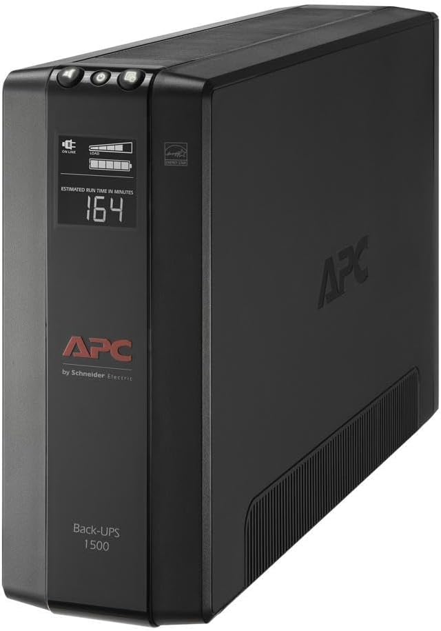APC Back-UPS Pro 1500VA UPS Battery Backup & Surge Protector, BX1500M Backup by APCbySchneiderElectric