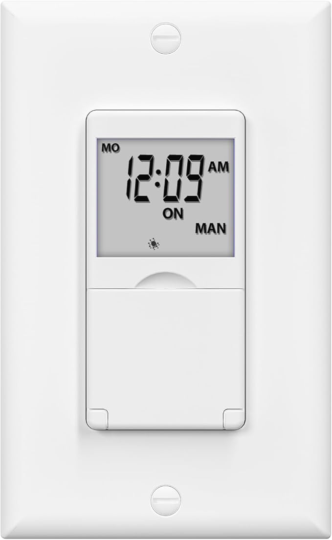 BN-LINK 7 Day Programmable in-Wall Timer Switch by BN-LINK