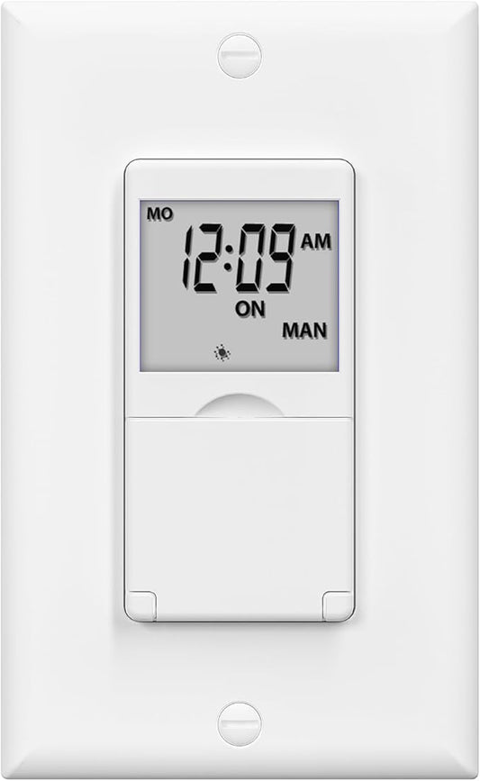 BN-LINK 7 Day Programmable in-Wall Timer Switch by BN-LINK