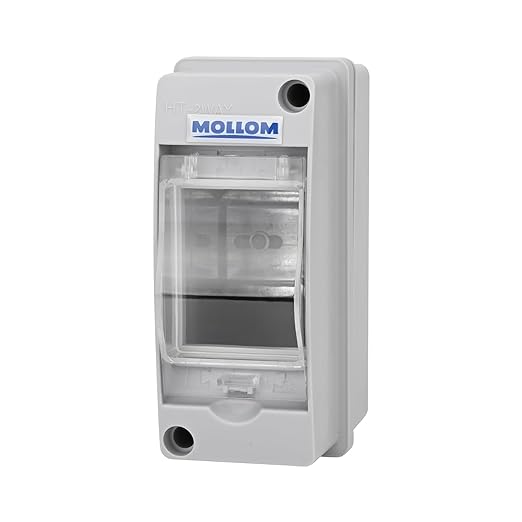 MOLLOM 2 Way Circuit Breaker MCB Distribution Protection Box by MOLLOM