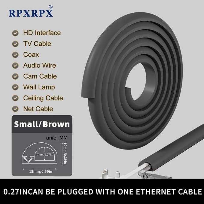 RPXRPXSide Open One Cord Cable Raceway Wire Cover - Image 3