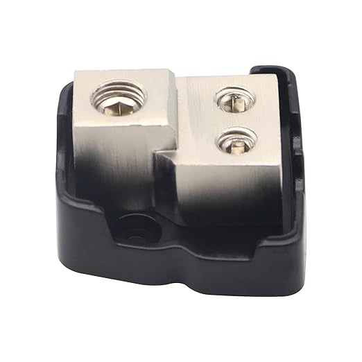 2Way Power Distribution Block 4GA / 8GA in 8 Gauge Out Split Ground Blocks 1PCS - Image 5
