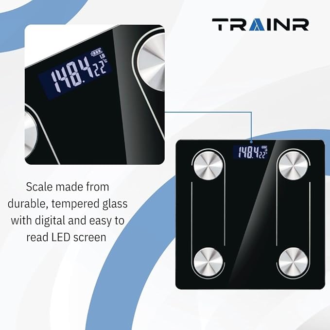 Digital Body Scale Trnr-BDYSCLE-BLK, Home Essential Body Weight Scale - Image 6