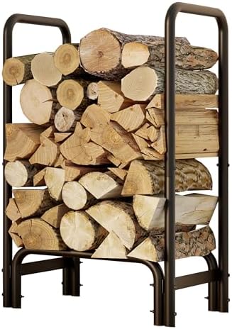 fire beauty firewood rack, carbon steel log holder, view 9