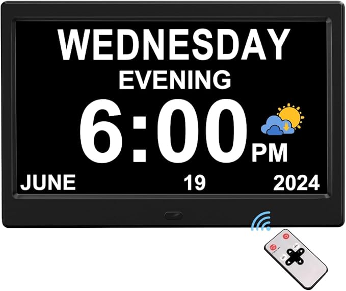 CAZOKASI Extra Large Impaired Vision Digital Alarm Clock by CAZOKASI