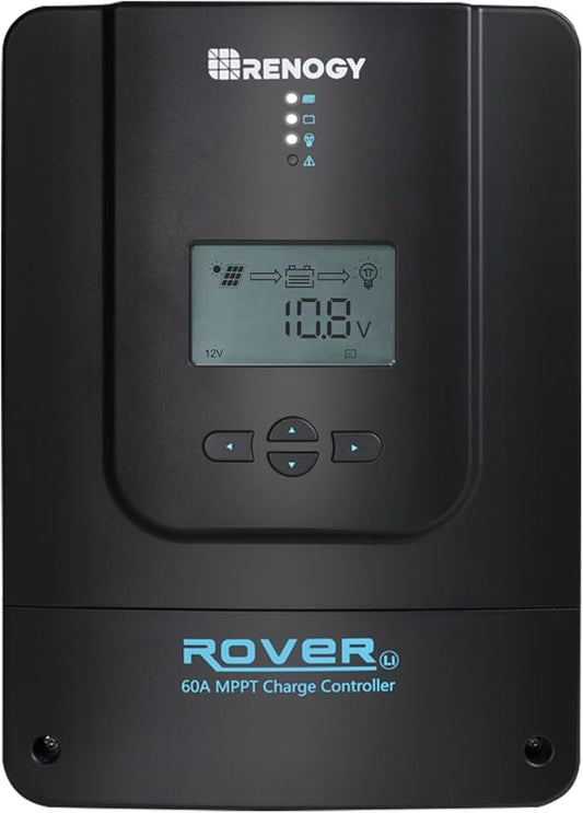 Renogy Charge Controller-Rover 60A MPPT 12V/24V/36V/48V Auto-Detect LCD Display by RenogySolar