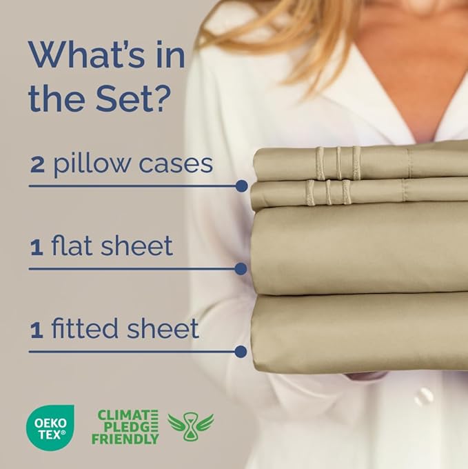Queen Size 4 Piece Sheet Set - Image 2