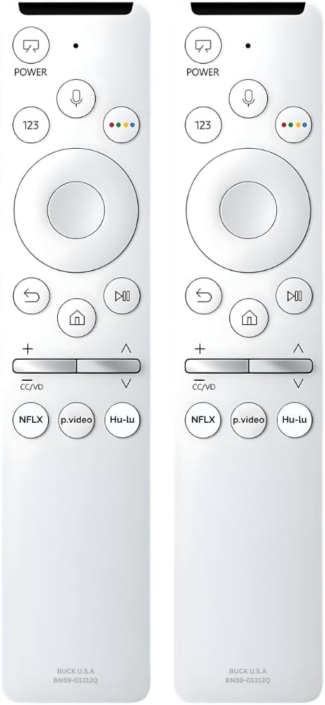 2 Pack BN59-01312Q Samsung TV Remote Control Replacement by BuckUSA