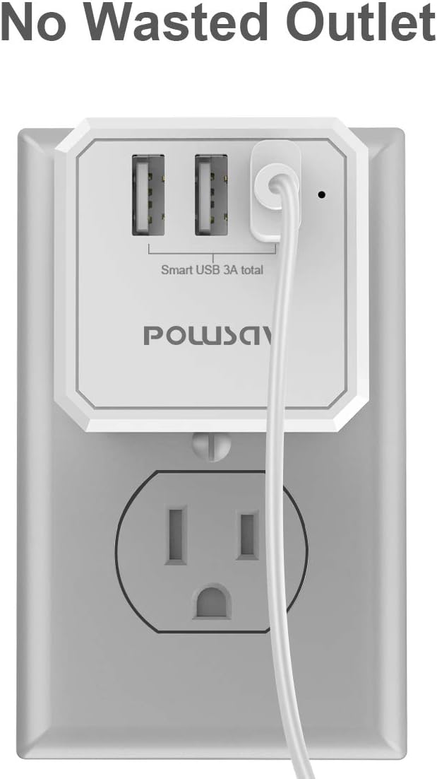 3-Outlet USB Wall Charger and Extender - Image 5